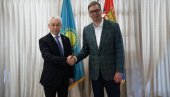 DAO ZNAČAJAN DOPRINOS UNAPREĐENJU ODNOSA NAŠIH ZEMALJA: Vučić primio u oproštajnu posetu ambasadora Kazahstana
