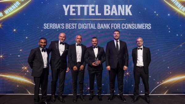 Yettel Bank најбоља дигитална банка за кориснике у Србији: Euromoney награда из Лондона