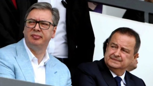 ЖЕЛИМ ВАМ ДОБРЕ РЕЗУЛТАТЕ И У БУДУЋНОСТИ: Вучић честитао Дачићу 36 година постојања СПС-а