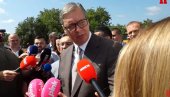 VELIKE STVARI ZA CELO POMORAVLJE: Vučić obilazi radove na izgradnji mosta preko Velike Morave (VIDEO)