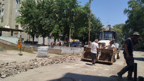 RADOVI U CENTRU PARAĆINA:  Zatvoren krak Ulice Nikole Pašića