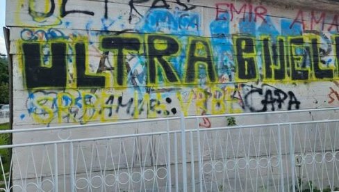 SRBE BI NA VRBE I ISPOD OBROVA: U Bijelom Polju osvanuo ustaški grafit