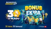STIŽE 30 U HLADU – 30 DANA I 30 KAZINO BONUS, SVAKOG DANA