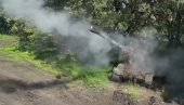 RUSKI TENKISTI SRAVNILI SA ZEMLJOM ARTELJNOJE: Kad je počeo da pada mrak, jurišnici su ušli su u naselje i očistili ga (VIDEO)
