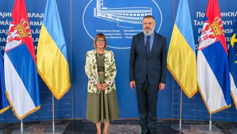 САРАДЊА ПОКРАЈИНЕ И УКРАЈИНЕ: Сусрет амбасадора Литвиненка са Мајом Гојковић