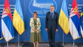 САРАДЊА ПОКРАЈИНЕ И УКРАЈИНЕ: Сусрет амбасадора Литвиненка са Мајом Гојковић