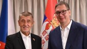 VUČIĆ UGOSTIO BABIŠA: Razgovor o unapređenju odnosa Srbije i Češke
