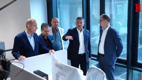Macut i Lončar obilaze završne radove na novoj zgradi Zavoda za urgentnu medicinu Beograd (VIDEO)