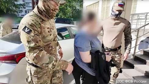ПОДМЕТНУЛА БОМБУ РУСКОМ БЕЗБЕДЊАКУ: ФСБ објавио снимак хапшења Рускиње (30) усред Москве (ВИДЕО)