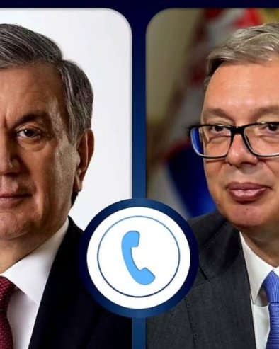 ВУЧИЋ РАЗГОВАРАО СА ПРЕДСЕДНИКОМ УЗБЕКИСТАНА: Значајан потенцијал за заједничке пројекте и рођенданска честитка