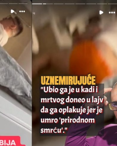 (УЗНЕМИРУЈУЋЕ) Објављен снимак: Кристијан га је УБИО у кади, а онда га оплакивао у лајву и снимао мртвог (ВИДЕО)