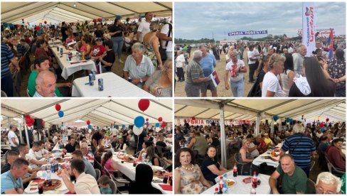 NAROD ČEKA VUČIĆA KOD BOGATIĆA: Okupio se veliki broj građana, vijore se srpske trobojke (FOTO/VIDEO)