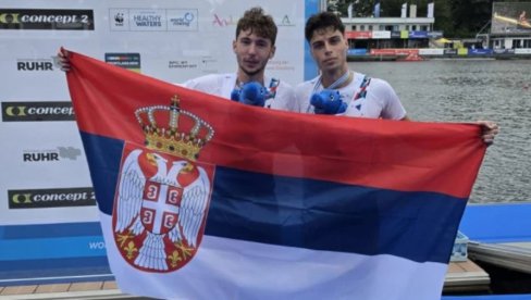 ОСТОЈИЋ И РАЈКОВИЋ СТИГЛИ ДО СВЕТСКЕ БРОНЗЕ: Марко Марјановић, први човек ВСС, поносан на велики успех српског веслања у Дуисбургу