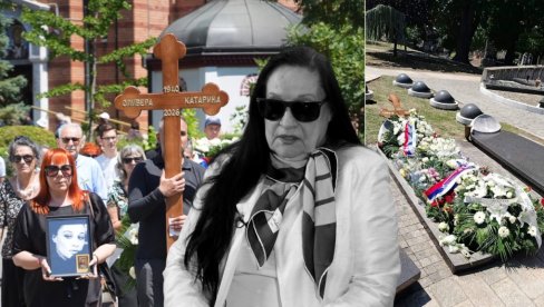 KRAJ DVOJICE VELIKANA: Poznato pored koga počiva Olivera Katarina u Aleji zaslužnih građana
