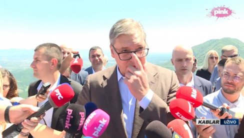 OVO JE NAJINSTAGRAMIČNIJE MESTO Vučić odgovorio na pitanje Novosti tokom obilaska kablarskog vidikovca: Verujem da će biti zadovoljni