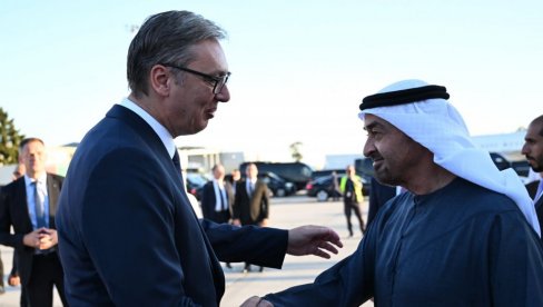 PREDSEDNIK VUČIĆ PREDSTAVIO ŠEIKU BIN ZAJEDU VIZIJU SRBIJE: EKSPO 2027 okuplja svet u Beogradu uz učešće UAE