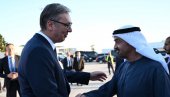 PREDSEDNIK VUČIĆ PREDSTAVIO ŠEIKU BIN ZAJEDU VIZIJU SRBIJE: EKSPO 2027 okuplja svet u Beogradu uz učešće UAE