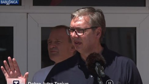 ВУЧИЋ ДОНЕО ВЕЛИКЕ ВЕСТИ ЗА БАБУШНИЦУ: За десет дана крећу радови ка Звоначкој Бањи