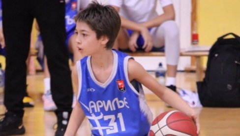 U ARILJU RASTE KOŠARKAŠKI TALENAT: Vuk Lukić vrlo rano počeo da igra za stariju generaciju (FOTO)