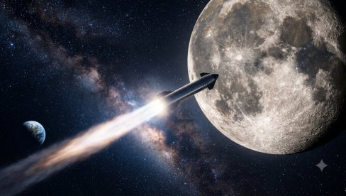 ODBAČENA RAKETA SPEJS IKSA JURI KA MESECU: Sudar se predviđa za sredu